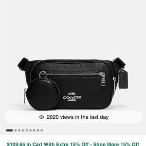 Coach belt bag.  In excellent condition!! Only used a few times.